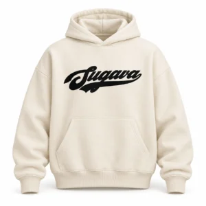 Hoodie Cream Script Concept